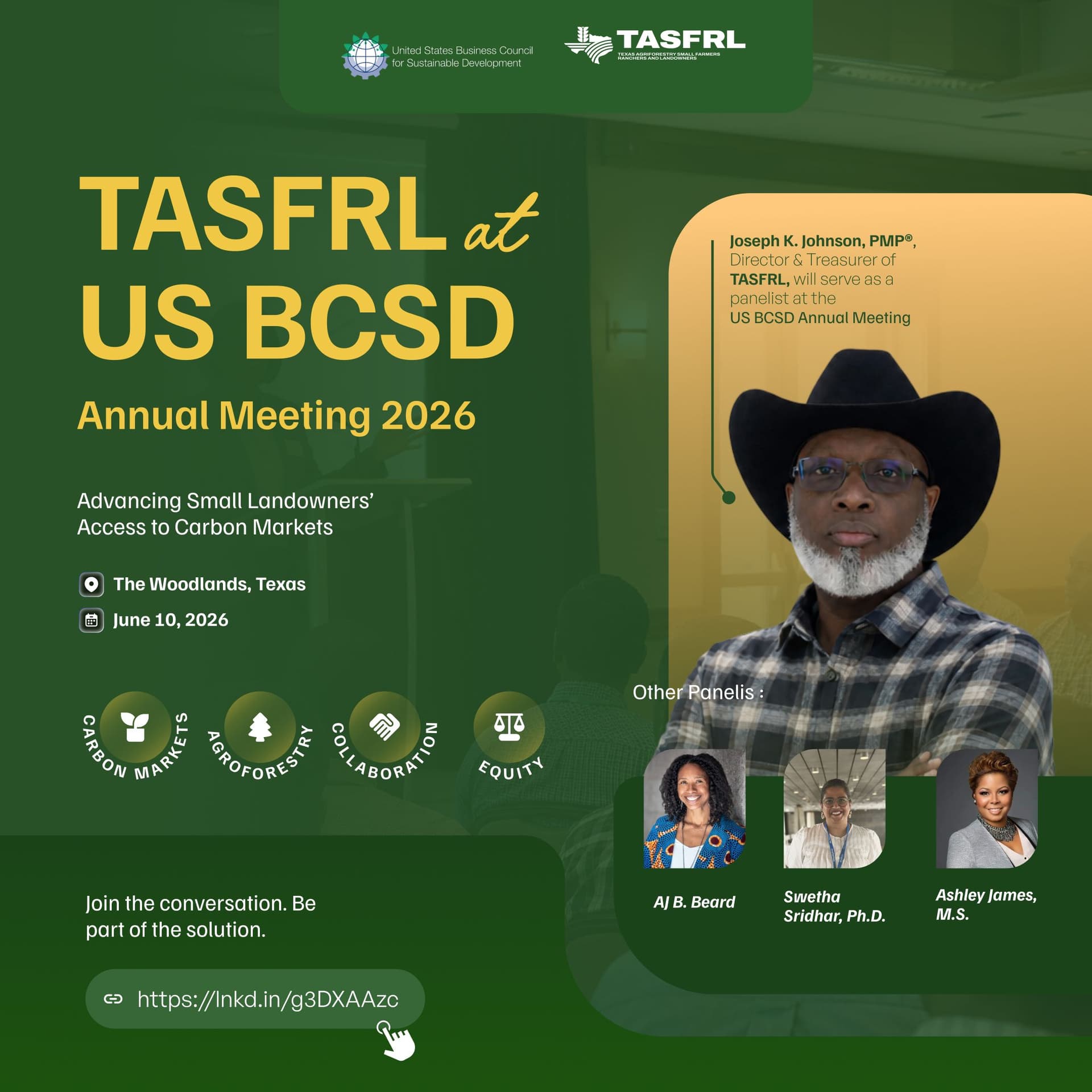 TASFRL at US BCSD Annual Meeting 2026